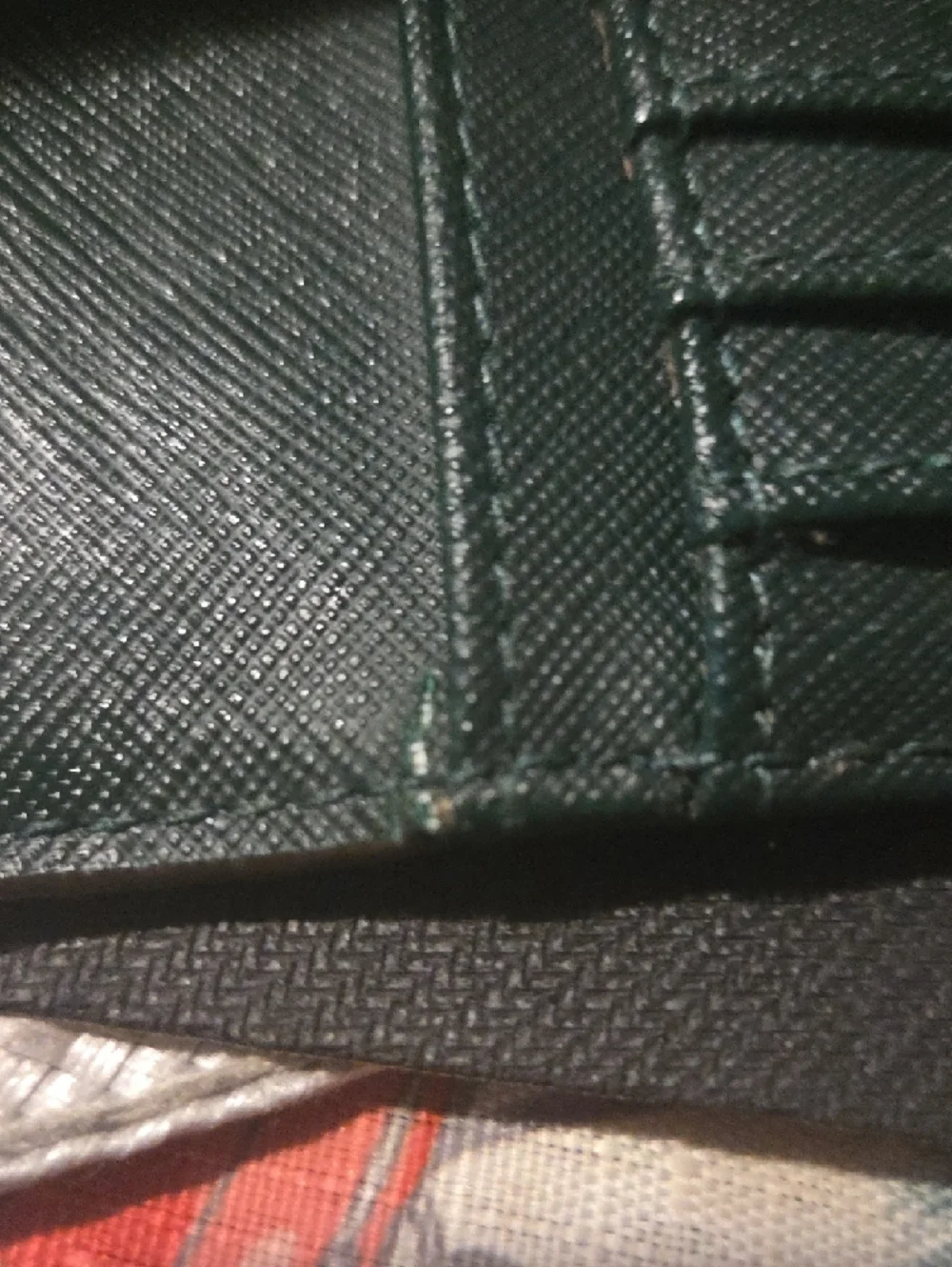 Michael Kors Forest Green Saffiano Leather Clutch Wallet with Gold Logo - Picture 10 of 12